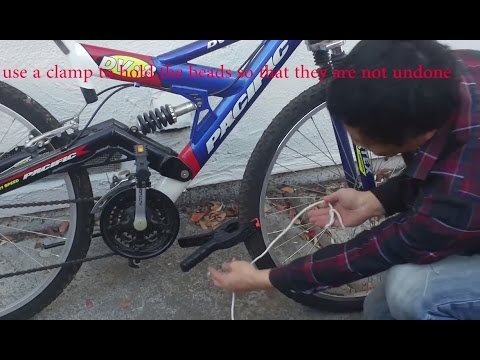 Fastest Way To Fix Bike Tire With Least Effort and No Special Tools.