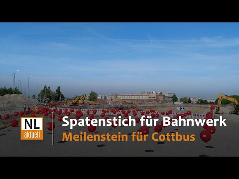 Spatenstich für ICE-4 Bahnwerk in Cottbus | Bürgermeisterin Marietta Tzschoppe