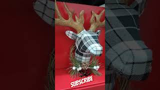 Stag head tree topper #Christmas #christmastreedecoration #christmastreeornaments #christmas2023