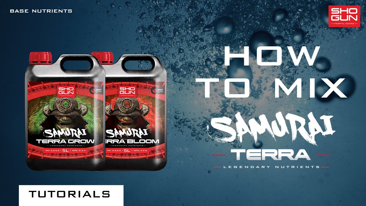 How to Mix SHOGUN Samurai Terra Nutrients - Soil Feed