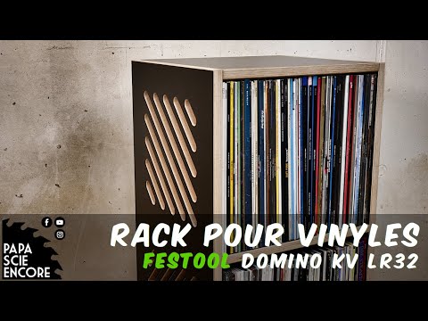 Assembler sans colle ni vis ? système Festool KV LR32  Connecteurs démontables  - Rack à vinyles DIY