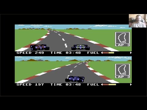 Lukozer Retro Game Review 329 - Pitstop 2 - Commodore 64
