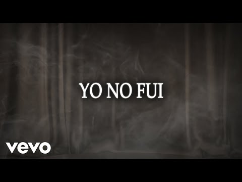 Pedro Fernández - Yo No Fui (LETRA)