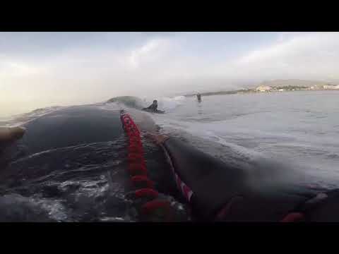 BODYBOARD MUELLE PUERTO MORÍN - VIRÚ - LA LIBERTAD - PERU. A LADO DEL MUELLE.
