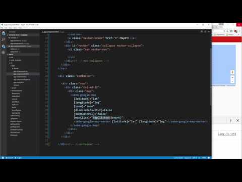 Learn To Build A Google Map App Using Angular 2 Marker Display