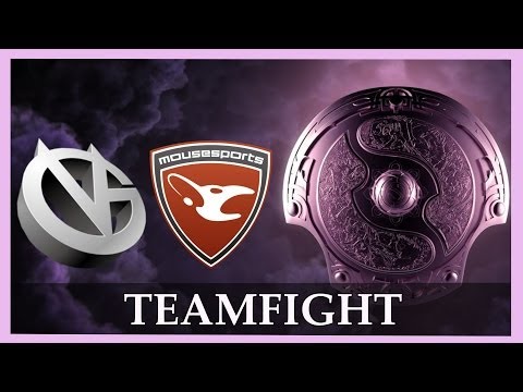 Mousesports vs Vici Gaming Fight @ TI4
