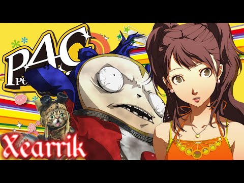 A Cat Plays Persona 4 Golden | 1 2 Teddie's Coming For You!