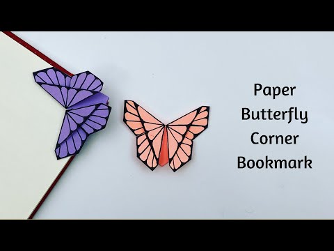 Origami Butterfly Bookmark / origami bookmark / bookmark ideas