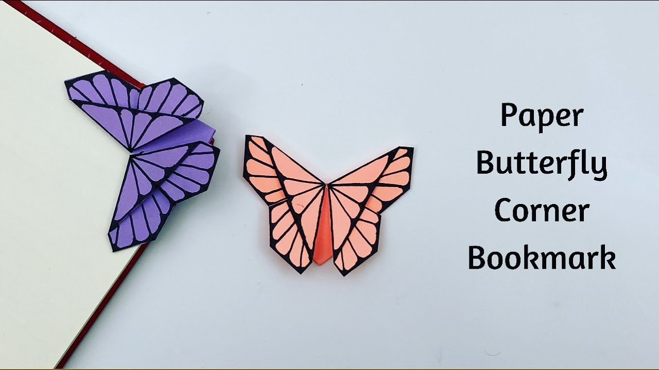 Origami Butterfly Bookmark / origami bookmark / bookmark ideas