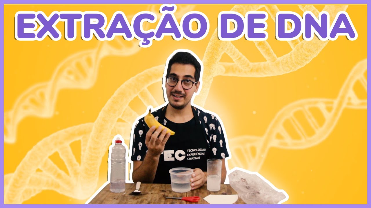 EXTRAÇÃO DE DNA 🧬 | Aprenda a extrair o DNA de uma banana!