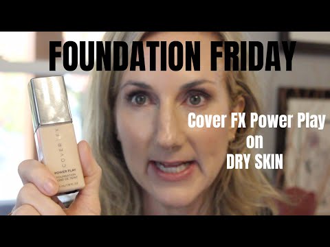 FOUNDATION FRIDAY- COVER FX POWER PLAY on DRY, MATURE, SKIN Video