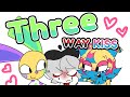 Three Way Kiss Meme Dandysworld OC
