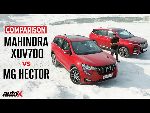 2023 MG Hector vs Mahindra XUV700 Comparison Test | Which is the Best SUV for Modern Family | autoX