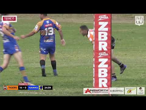 2019 Central Coast RL Open Grade Round 8 Highlights - The Entrance Tigers vs Toukley Hawks