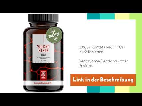 MSM Tabletten Hochdosiert - 2000mg MSM mit natürlichem Vitamin C aus Acerola Kirsche