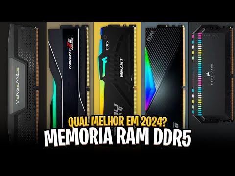 Qual MEMÓRIA RAM DDR5 comprar em 2024? Guia das 5 Melhores ✅