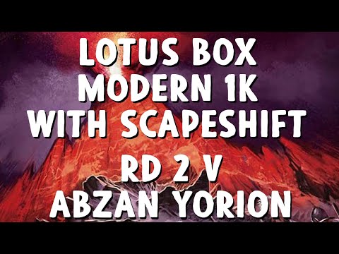 Lotus Box Modern 1K with Temur YorionShift - Round 2 v Abzan Yorion