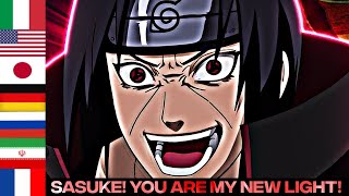 Uchiha Itachi saying  “Sasuke! You are my new li