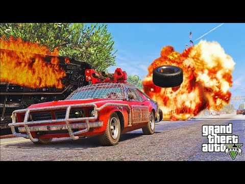 GTA 5 CRAZY SANTA'S TAMPA CAR CRASHES COMPILATION - DESTRUCTION