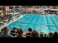 Laney swims 57.42 100 yd backstroke 2/1/2020