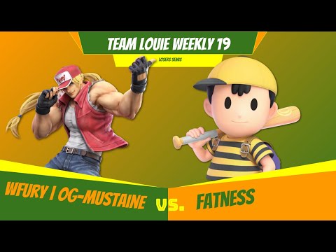 Team Louie Weekly 19 - Losers Semis - WFury | OG-Mustaine (Terry) Vs. FatNess (Ness)