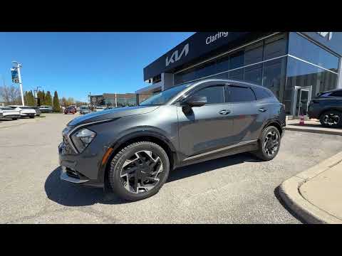 2023 Kia Sportage in Gray for sale at Clarington Kia in Bowmanville, ON