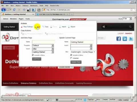 DotNetNuke Tutorial - Module Review - Live Tabs by Mandeeps part 1/2 - Video #270