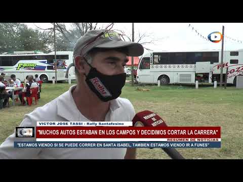 La decisión de cortar el Rally en Cruz Alta - Victor José Tassi del Rally Santafesino