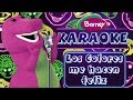 Barney Karaoke Los Colores Me Hacen Feliz Colors Make Me Happy