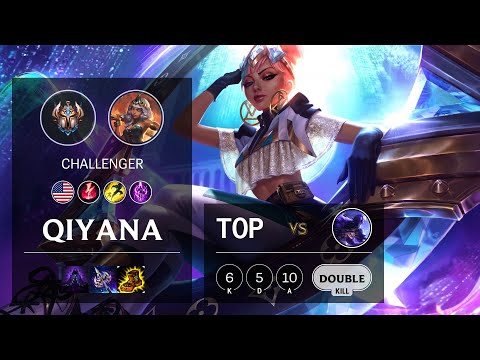 Qiyana Top vs Ryze - NA Challenger Patch 10.13