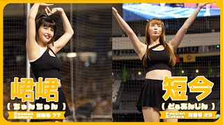 飛向黃潮📣　短今 峮峮 （ちゅんちゅん）チュンチュン  Passion Sisters 中信兄弟啦啦隊 cheerleader 치어리더  臺北大巨蛋 2024/8/2【台湾チアTV】