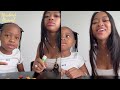 Lil Durk India Royale S Daughter Willow Play A Game Of Fish With Mommy