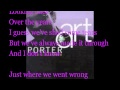 Before We Say Goodbye, Art Porter Jr. & Will Downing