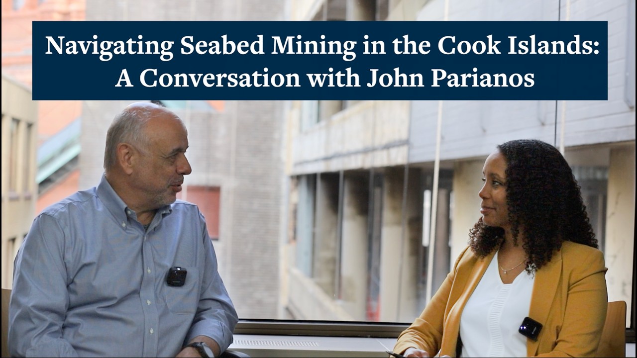 Navigating Seabed Mining in the Cook Islands: A Conversation with John Parianos