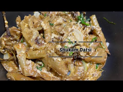 How to make Shukam Datsi || Bhutanese cuisine || Bhutanese favorite ||