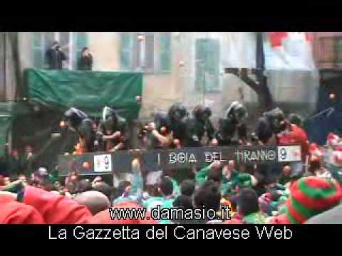Storico Carnevale di Ivrea 2015 - Battaglia delle arance