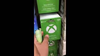 Buying Xbox gift cards