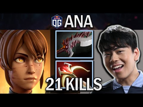 OG.ANA SMURF MARCI WITH 21 KILLS AND DAEDALUS - DOTA 2 GAMEPLAY