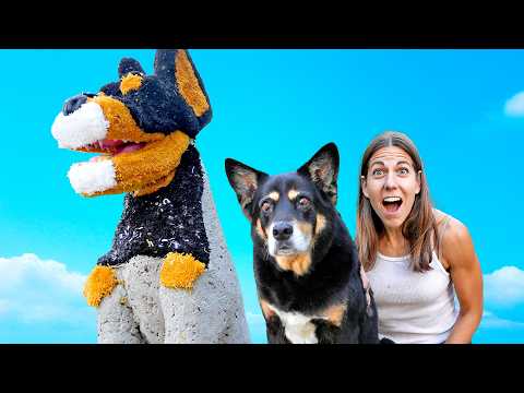 I Sculpt My Dog 300% LARGER THAN LIFE