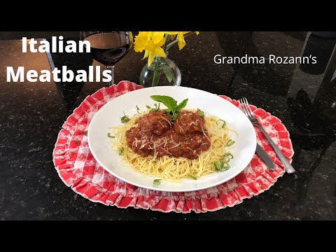 Authentic Italian Meatballs