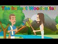 The Honest Woodcutter Story In English Moral Stories For Kids Bedtime Stories For Kids Cartoon