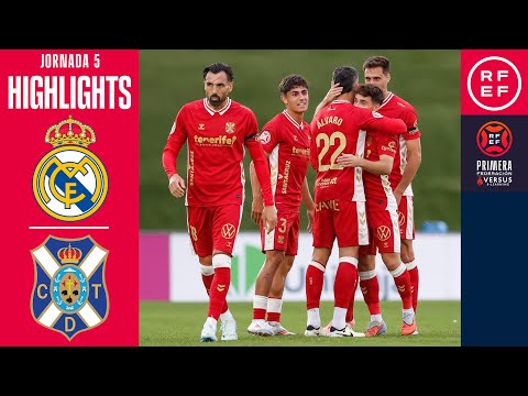 Resumen #PrimeraFederación | RM Castilla 1-3 CD Tenerife | Jornada 5 | Temporada 2025/26