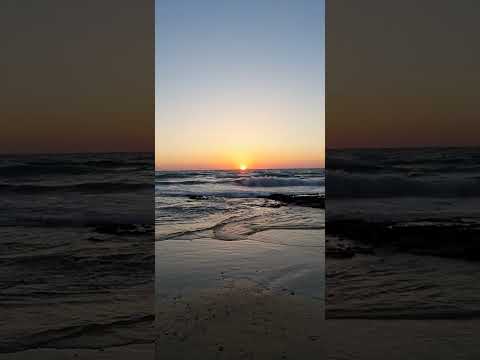 Israel Beaches in the Sunset - Gaash - חוף געש בשקיעה