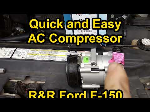 Ford F-150 Quick and Easy AC compressor replacement