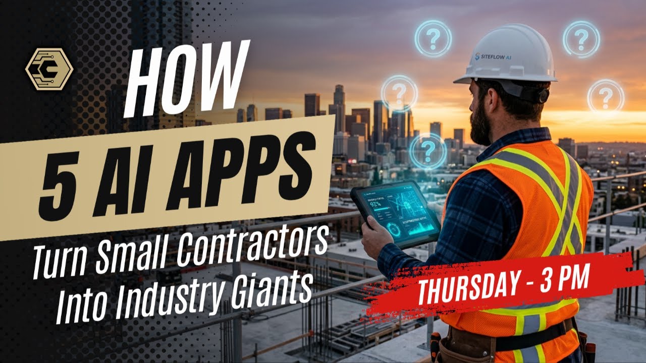 Most AI Tools for Contractors Are Shiny Objects. These 5 Buy Back Your Time.