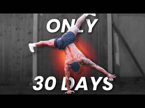 The Simple Method I used to Try and Learn How To ONE ARM HANDSTAND in 30 Days!