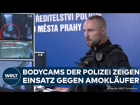 AMOKLAUF IN PRAG: Polizei zeigt Einsatzvideos - Tschechien nach Bluttat im Schockzustand | Dokument