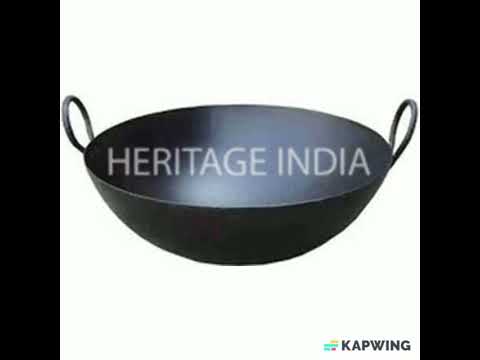 Heritage round iron kadai