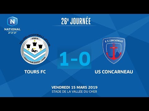 J26 : Tours FC - US Concarneau (1-0), le résumé I National FFF 2018-2019