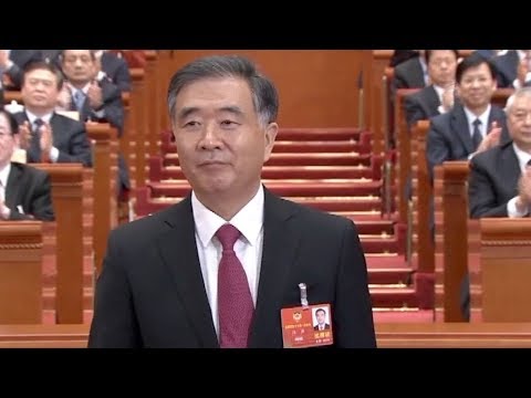 Wang Yang elected chairman of China's top political advisory body